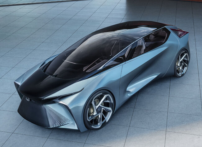 レクサスの電動車を示唆する未来的な内外装デザインがインパクト大 ...